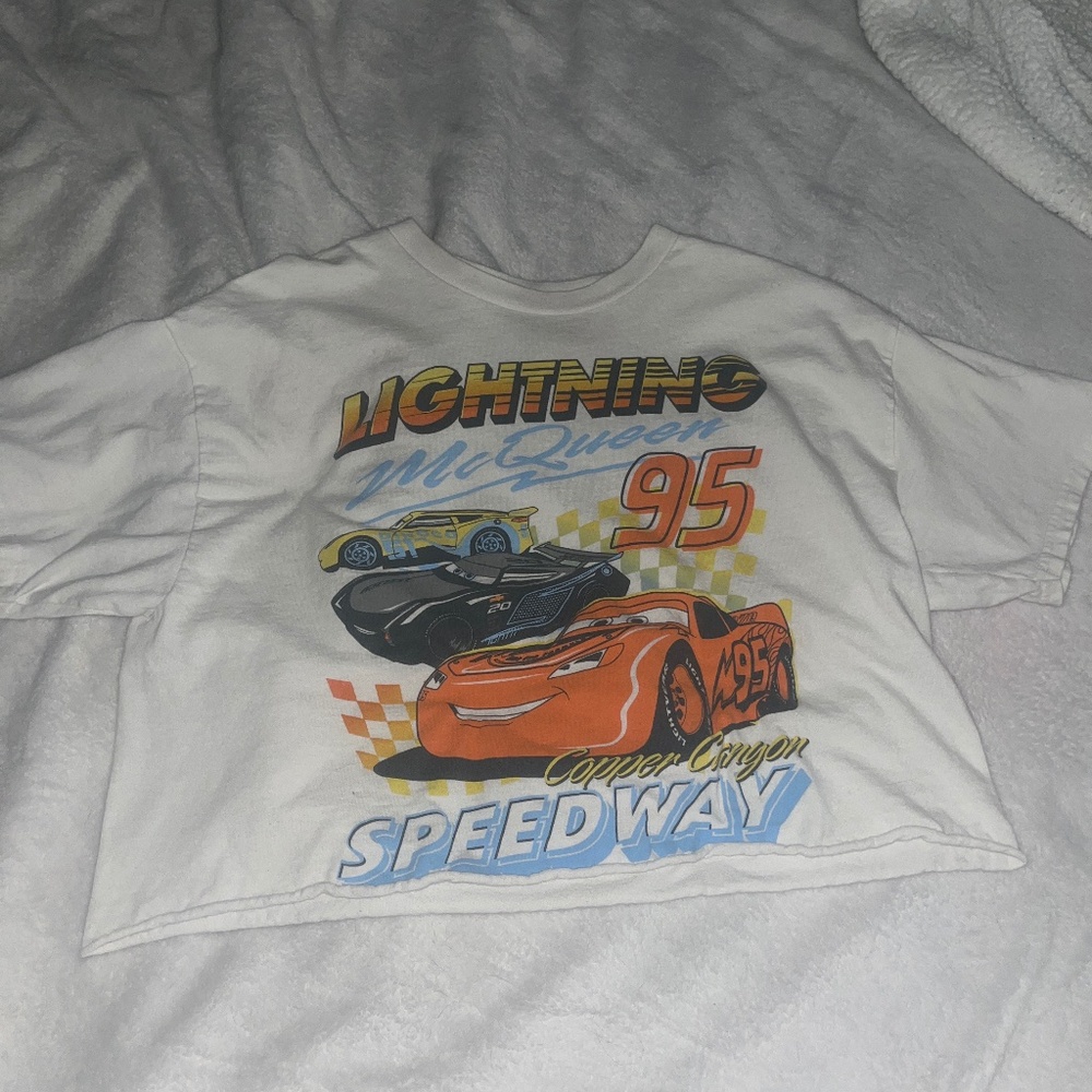 Lightning McQueen Semi-Cropped Shirt